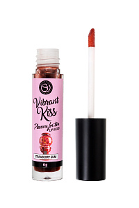 Блеск для губ с виброэффектом SECRET PLAY VIBRANT KISS STRAWBERRY GUM (Клубничная жвачка) Блеск для губ с виброэффектом SECRET PLAY VIBRANT KISS STRAWBERRY GUM (Клубничная жвачка)