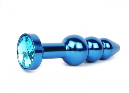 Тройная металлическая пробка с кристаллом