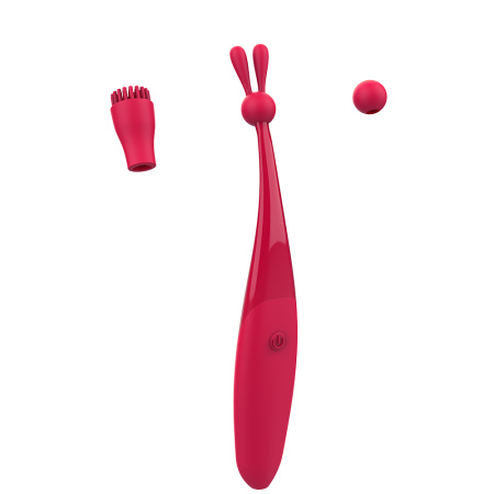 Woma Liza - точечный вибратор с 3 насадками Woma Liza - точечный вибратор с 3 насадками