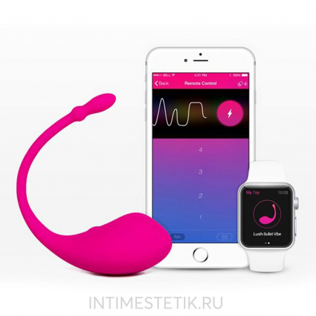Lovense Lush Bullet Vibrator виброяйцо с дистанционным управлением
