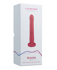 Lovense Gravity - фрикционный фаллоимитатор с мобильным управлением и вибрацией Lovense Gravity - фрикционный фаллоимитатор с мобильным управлением и вибрацией