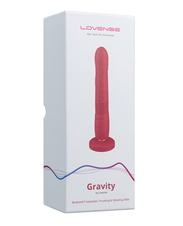 Lovense Gravity - фрикционный фаллоимитатор с мобильным управлением и вибрацией