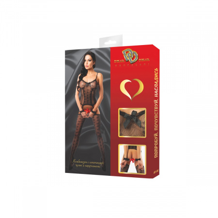 Кэтсьюит с наручниками из кружева Джага-Джага