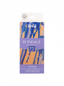 BONDAGE TO FLAME - набор из 2-х БДСМ-свечей (для WAX PLAY)
