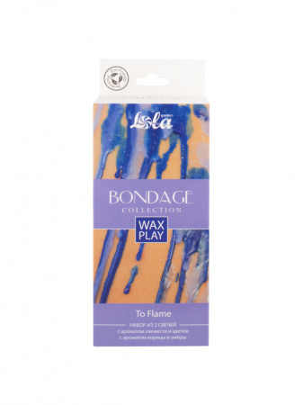 BONDAGE TO FLAME - набор из 2-х БДСМ-свечей (для WAX PLAY)
