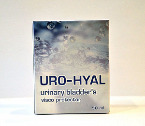 Уро-гиал (URO-HYAL) вязкоэластичный протектор слизистой мочевого пузыря Уро-гиал (URO-HYAL) вязкоэластичный протектор слизистой мочевого пузыря