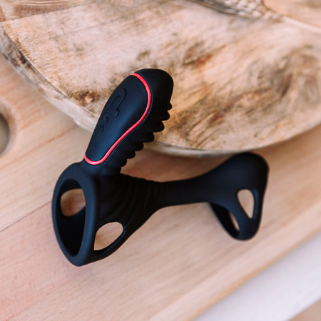 Gladiator + LRS эрекционная вибронасадка-кольцо с пультом управления