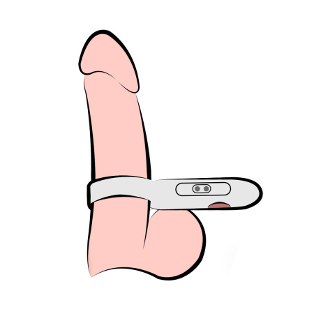 Эрекционное виброкольцо Youvic CHT304 с пультом ДУ