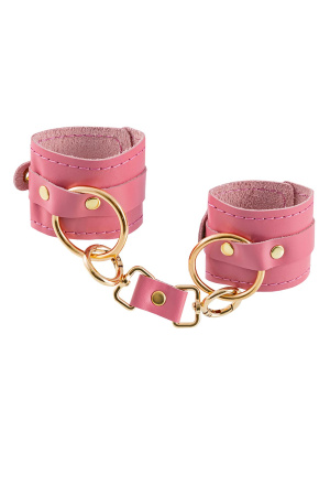 Наручники Pecado BDSM прямоугольные (натуральная кожа)