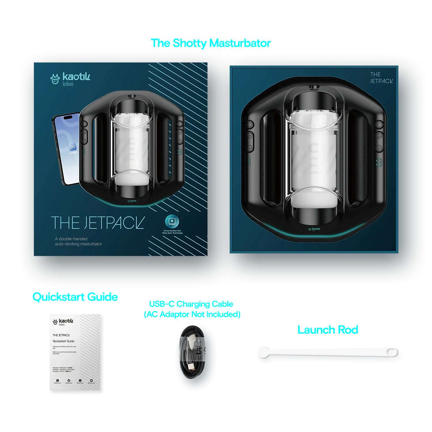 Kaotik Labs Jetpack - мастурбатор с фрикциями до 9 см