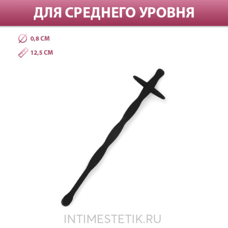 Гибкий уретральный плаг Sex Expert с ограничителем (силикон)