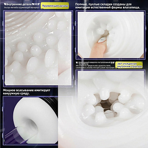 BeYourLover MOMONII Skull Men - мастурбатор с мобильным приложением