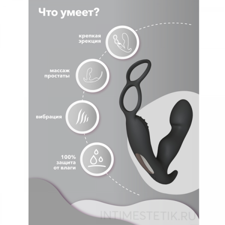 Мистер Culo от Флешнаш - массажёр простаты с кольцом для крепкой эрекции
