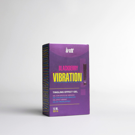 INTT Vibration! (Ежевика) - съедобный жидкий вибратор, 15 мл