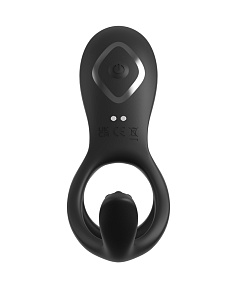 Ultimate Couples Cage Max PipeDream - эрекционная вибронасадка-кольцо с дополнительной стимуляцией под мошонкой