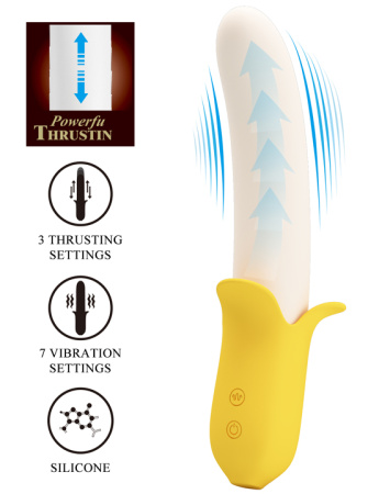 Banana Geek Pretty Love - пульсатор с вибрацией (имитация фрикций) Banana Geek Pretty Love - пульсатор с вибрацией (имитация фрикций)