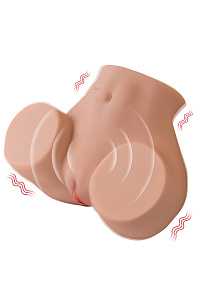 Мастурбатор Elina (талия и бедра) из TPR с функцией вибрации