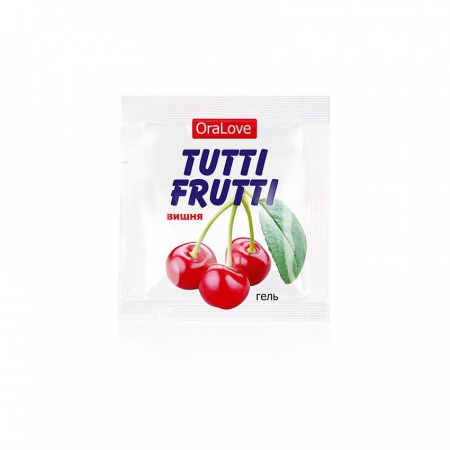 Съедобная смазка Tutti Frutti Вишня, 4 г