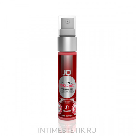 Cтимулирующий гель для сосков Nipple Titillator Electric Strawberry (Клубника), 30 мл