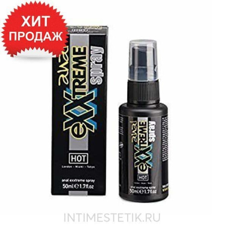 В подарок расслабляющий анальный спрей Exxtreme, 50 мл