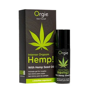 Усилитель оргазма ORGIE Hemp Intense Orgasm с эффектом вибрации, 15 мл