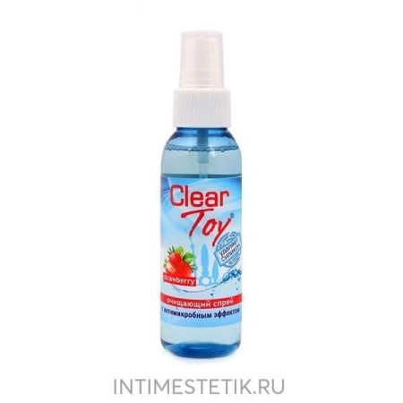 Антибактериальный спрей ClearToy Клубника, 100 мл Антибактериальный спрей ClearToy Клубника, 100 мл