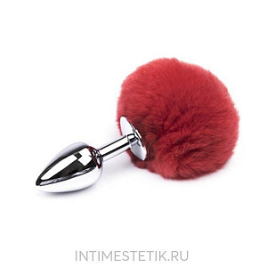 Металлическая пробка с хвостиком Пикантные штучки Металлическая пробка с хвостиком Пикантные штучки