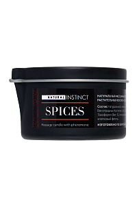 Массажная свеча-афродизиак для мужчин NATURAL INSTINCT SPICES, 70 мл Массажная свеча-афродизиак для мужчин NATURAL INSTINCT SPICES, 70 мл