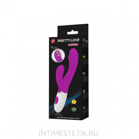Двойной вибратор Pretty Love Andre