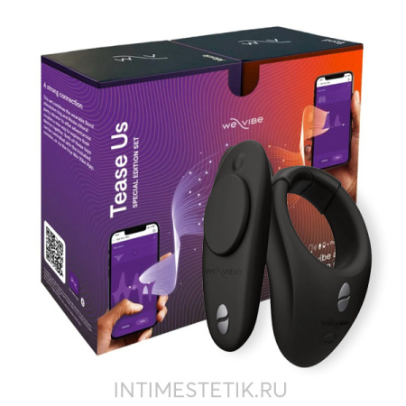 Набор для пар We-Vibe Tease Us (виброкольцо Bond + вибратор в трусики Moxie)