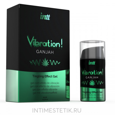 INTT Vibration! (Ganjah) - съедобный жидкий вибратор, 15 мл INTT Vibration! (Ganjah) - съедобный жидкий вибратор, 15 мл