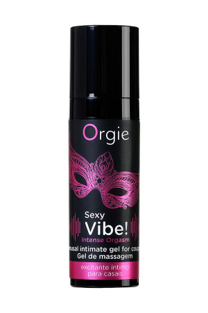 Жидкий вибратор для интенсивного оргазма ORGIE Sexy Vibe Intense Orgasm с эффектом тепло-холод, 15 мл Жидкий вибратор для интенсивного оргазма ORGIE Sexy Vibe Intense Orgasm с эффектом тепло-холод, 15 мл