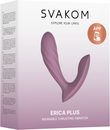 Erica Plus Svakom - вибратор с фрикциями и мобильным управлением
