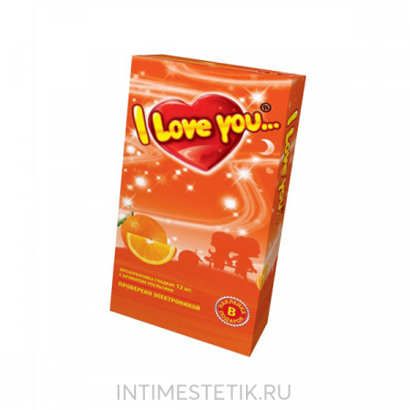 Презервативы "I LOVE YOU" № 12 Презервативы "I LOVE YOU" № 12