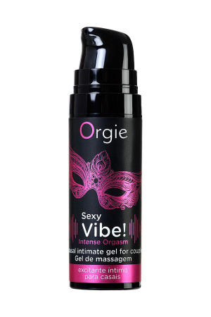 Жидкий вибратор для интенсивного оргазма ORGIE Sexy Vibe Intense Orgasm с эффектом тепло-холод, 15 мл Жидкий вибратор для интенсивного оргазма ORGIE Sexy Vibe Intense Orgasm с эффектом тепло-холод, 15 мл