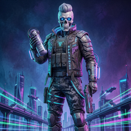 BeYourLover MOMONII Skull Men - мастурбатор с мобильным приложением