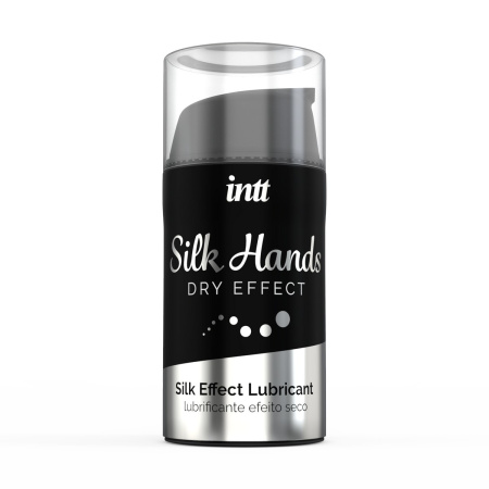 Гель с эффектом "сухого скольжения" INTT Silk Hands на силиконовой основе для интима и массажа