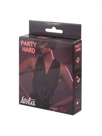 Зажимы на соски PARTY HARD LUST с цепочкой