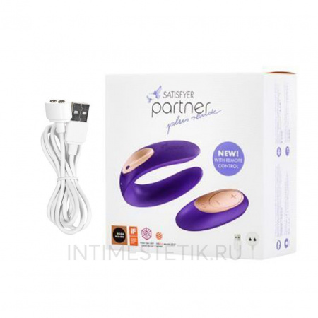 Вибромассажер для пар Partner Plus Remote от Satisfyer