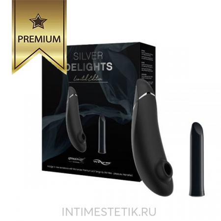 Набор (Womanizer Premium+We-Vibe Tango) Silver Delights