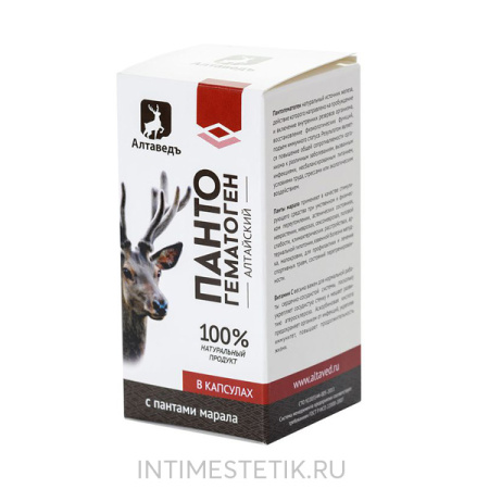 Капсулы природный биостимулятор "Пантогематоген" АлтаВедъ, 30 капсул