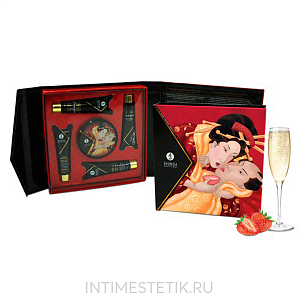Набор Geisha's Secret Клубника и шампанское 5 предметов Набор Geisha's Secret Клубника и шампанское 5 предметов