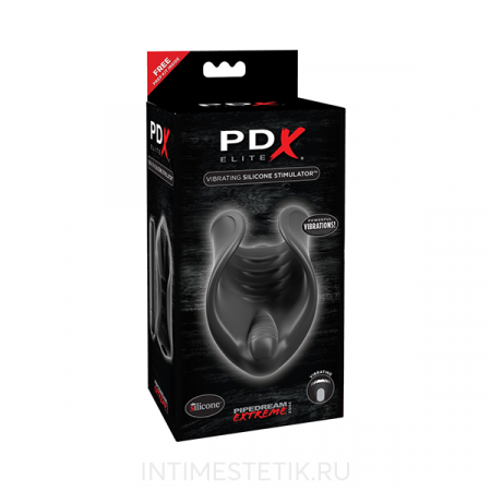 Вибратор для уздечки PDX Elite Vibrating Silicone Stimulator