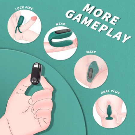 S-HANDE The Love Kit - набор из вибропули на пульте ДУ и 4-х силиконовых чехлов