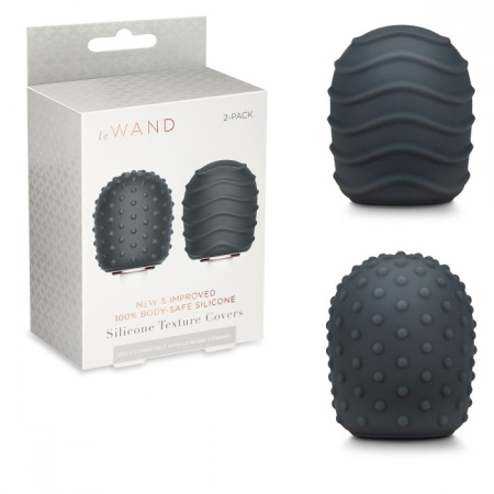 Текстурированные насадки для LE WAND Rechargeable Vibrating Massager (2 шт.) Текстурированные насадки для LE WAND Rechargeable Vibrating Massager (2 шт.)