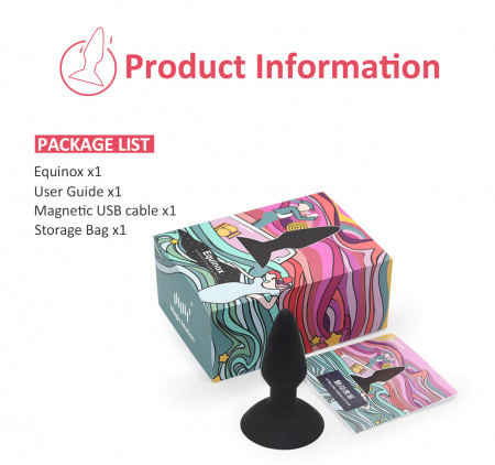 Анальная пробка Equinox MAGIC MOTION