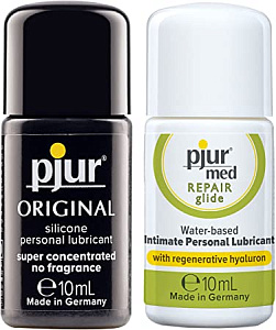 Набор Pjur Mini Collection - 4 смазки по 10 мл (на водной и силиконовой основе)