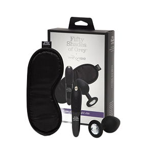 Набор Come To Bed Fifty Shades of Grey x We-Vibe (We-Vibe Tango X, анальная пробка, маска) Набор Come To Bed Fifty Shades of Grey x We-Vibe (We-Vibe Tango X, анальная пробка, маска)