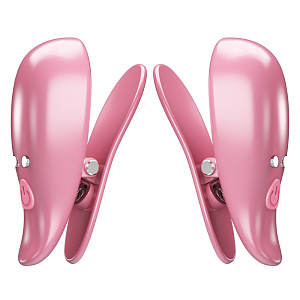 Виброзажимы на соски портативные Pretty Love Cayley с пультом ДУ