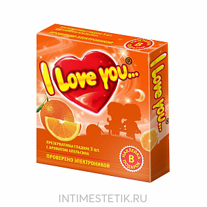 Презервативы "I LOVE YOU" № 3 Презервативы "I LOVE YOU" № 3